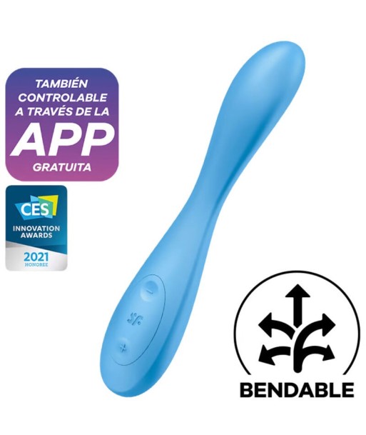 SATISFYER - G-SPOT FLEX 4 MULTI VIBRADOR APP AZUL SATISFYER - G-SPOT FLEX 4 MULTI VIBRADOR APP AZUL