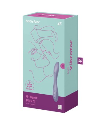 SATISFYER - G-SPOT FLEX 2 MULTI VIBRADOR MORADO