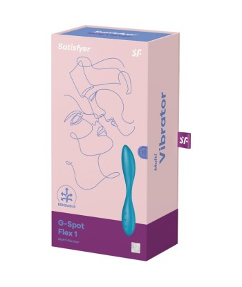 SATISFYER - G-SPOT FLEX 1 MULTI VIBRADOR AZUL SATISFYER - G-SPOT FLEX 1 MULTI VIBRADOR AZUL