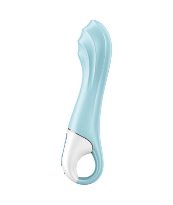 SATISFYER - AIR PUMP VIBRATOR 5 VIBRADOR PUNTO G INFLABLE APP AZUL