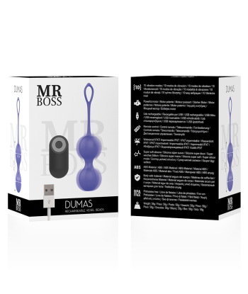 MR BOSS - DUMAS KEGEL BOLAS VIBRADORAS CONTROL REMOTO