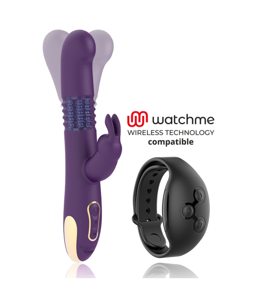 TREASURE - BASTIAN RABBIT UP and DOWN, ROTATOR and VIBRATOR COMPATIBLE CON WATCHME WIRELESS TECHNOLOGY