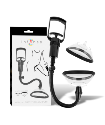 INTENSE - PUMP BOMBA MANUAL VAGINAL CON DOS COPAS INTERCAMBIABLES