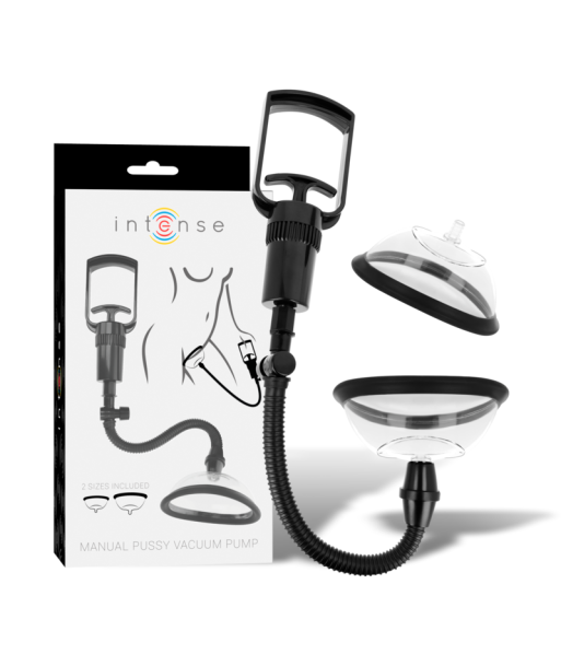 INTENSE - PUMP BOMBA MANUAL VAGINAL CON DOS COPAS INTERCAMBIABLES INTENSE - PUMP BOMBA MANUAL VAGINAL CON DOS COPAS INTERCAMBIABLES