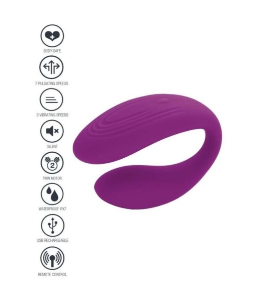XOCOON - BOUND LOVE VIBRADOR PARA PAREJAS MORADO XOCOON - BOUND LOVE VIBRADOR PARA PAREJAS MORADO