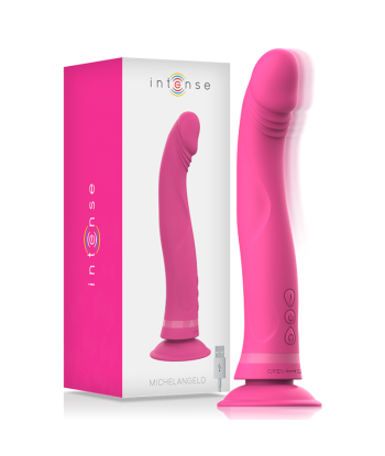 INTENSE - MICHELANGELO DILDO VIBRADOR SILICONA ROSA