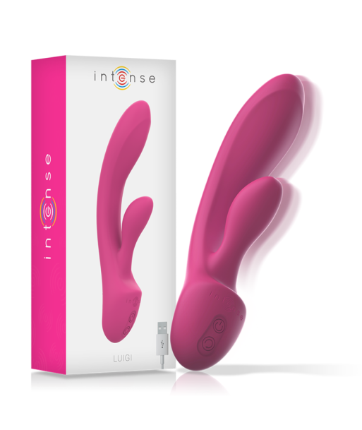 INTENSE - LUIGI VIBRADOR RABBIT SILICONA LIQUIDA ROSA INTENSE - LUIGI VIBRADOR RABBIT SILICONA LIQUIDA ROSA