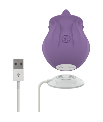 INTENSE - VIOLET ESTIMULADOR LENGUA BASE MAGNÉTICA