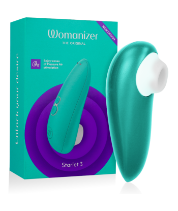 WOMANIZER - STARLET 3 ESTIMULADOR CLÍTORIS TURQUESA