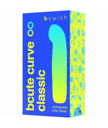 B SWISH - BCUTE CURVE INFINITE CLASSIC VIBRADOR RECARGABLE SILICONA AZUL