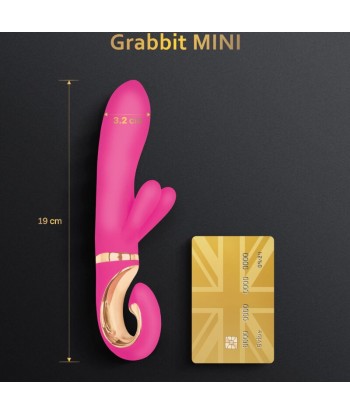 G-VIBE - GRABBIT MINI VIBRADOR SILICIONA ROSA