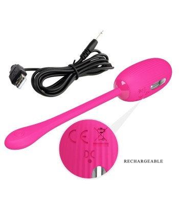 PRETTY LOVE - DOREEN HUEVO VIBRADOR RECARGABLE MAGENTA CONTROL REMOTO