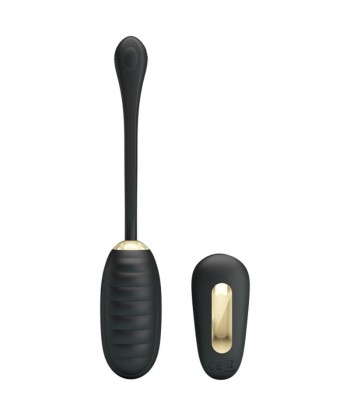 PRETTY LOVE - DOREEN HUEVO VIBRADOR DE LUJO RECARGABLE NEGRO CONTROL REMOTO