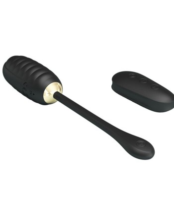 PRETTY LOVE - DOREEN HUEVO VIBRADOR DE LUJO RECARGABLE NEGRO CONTROL REMOTO