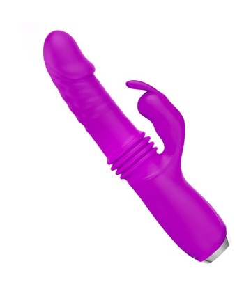 PRETTY LOVE - DOROTHY VIBRADOR CONEJO RECARGABLE MORADO
