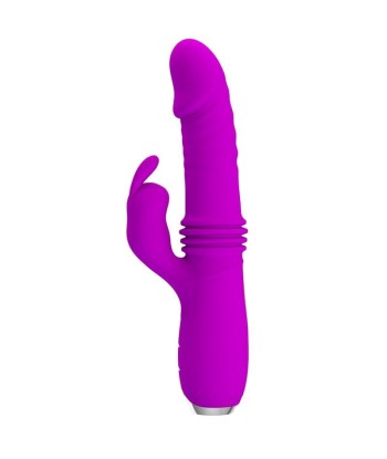 PRETTY LOVE - DOROTHY VIBRADOR CONEJO RECARGABLE MORADO