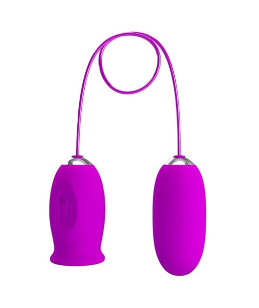 PRETTY LOVE - DAISY HUEVO DUAL VIBRADOR RECARGABLE MORADO PRETTY LOVE - DAISY HUEVO DUAL VIBRADOR RECARGABLE MORADO