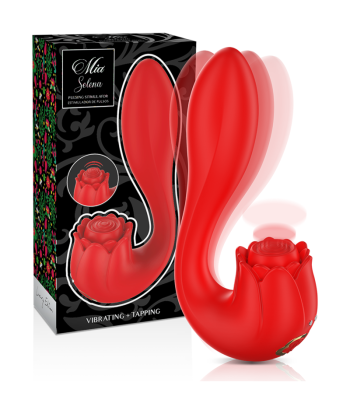 MIA - SELENA ESTIMULADOR VIBRATING TAPPING ROJO