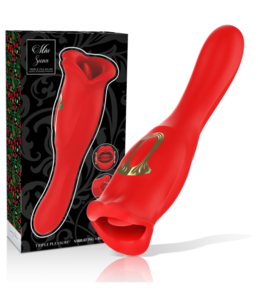 MIA - SIENA DUO TRIPLE PLACER BESA-LAME-VIBRA MIA - SIENA DUO TRIPLE PLACER BESA-LAME-VIBRA
