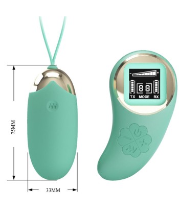 PRETTY LOVE - MINA HUEVO VIBRADOR CONTROL REMOTO VERDE