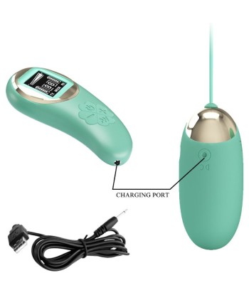 PRETTY LOVE - MINA HUEVO VIBRADOR CONTROL REMOTO VERDE