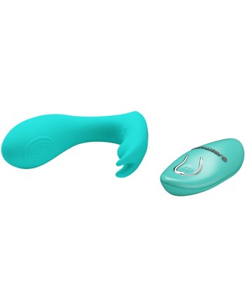 PRETTY LOVE - IDABELLE VIBRATION and PULSATION CONTROL REMOTO AZUL
