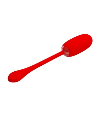 PRETTY LOVE - JULIUS HUEVO VIBRADOR IMPERMEBLE and RECARGABLE ROJO