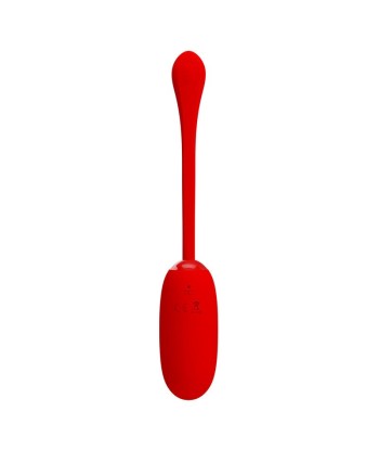 PRETTY LOVE - JULIUS HUEVO VIBRADOR IMPERMEBLE and RECARGABLE ROJO