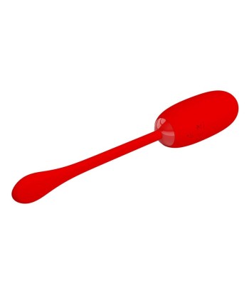 PRETTY LOVE - JULIUS HUEVO VIBRADOR IMPERMEBLE and RECARGABLE ROJO
