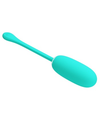 PRETTY LOVE - JULIUS HUEVO VIBRADOR IMPERMEBLE and RECARGABLE VERDE AGUA
