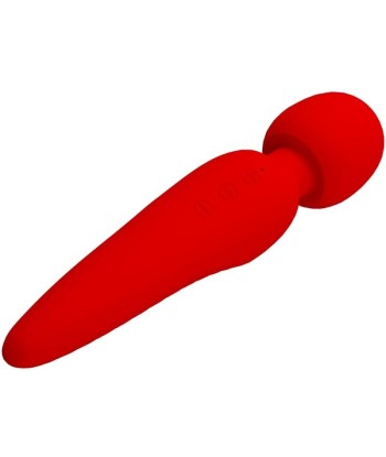 PRETTY LOVE - MEREDITH MASAJEADOR 12 MODOS VIBRACIÓN ROJO