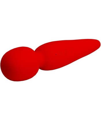 PRETTY LOVE - MEREDITH MASAJEADOR 12 MODOS VIBRACIÓN ROJO