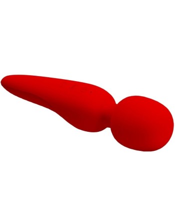 PRETTY LOVE - MEREDITH MASAJEADOR 12 MODOS VIBRACIÓN ROJO