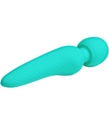 PRETTY LOVE - MEREDITH MASAJEADOR 12 MODOS VIBRACIÓN VERDE AGUA