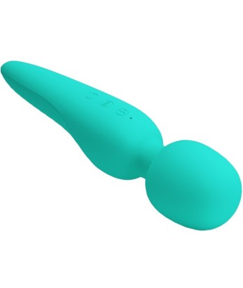 PRETTY LOVE - MEREDITH MASAJEADOR 12 MODOS VIBRACIÓN VERDE AGUA