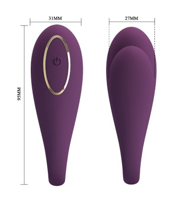 PRETTY LOVE - AUGUST VIBRADOR DOBLE PLACER APP REMOTE