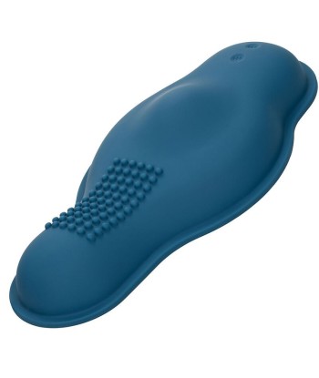 CALEXOTICS - RIDER MASAJEADOR DOBLE MOTOR CONTROL REMOTO AZUL