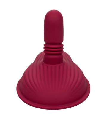 CALEXOTICS - RIDER MASAJEADOR DOBLE MOTOR CONTROL REMOTO ROJO