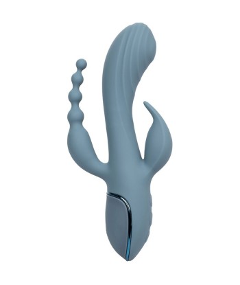 CALEXOTICS - VIBRADOR TRIPLE ÉXTASIS GRIS
