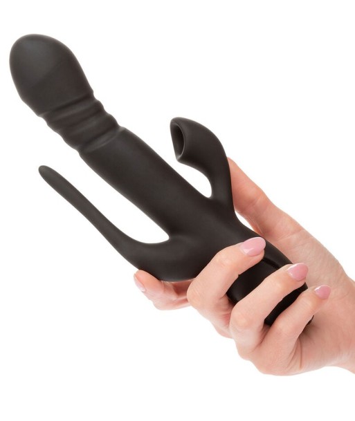 CALEXOTICS - VIBRADOR TRIPLE EUPHORIA NEGRO
