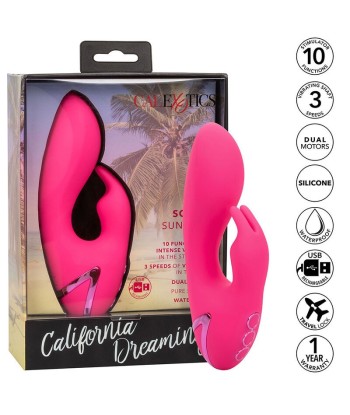CALEXOTICS - SO. CAL SUSHINE VIBRATOR RABBIT FUCSIA BY CALIFORNIA DREAMING