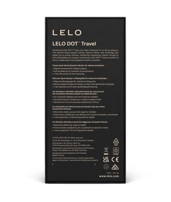 LELO - DOT TRAVEL ESTIMULADOR DE CLÍTORIS ROSA