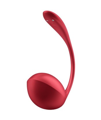 SATISFYER - SHINY PETAL ESTIMULADOR PUNTO G CONTROL REMOTO ROJO APP GRATUITA