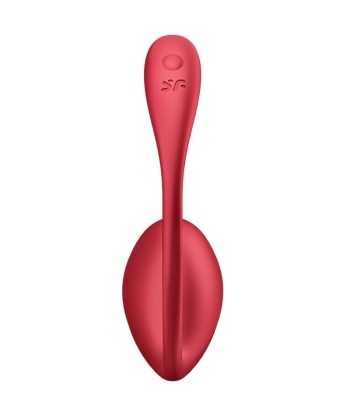 SATISFYER - SHINY PETAL ESTIMULADOR PUNTO G CONTROL REMOTO ROJO APP GRATUITA