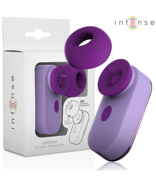 INTENSE - SABRINA TRAVEL SET ESTIMULADOR DE CLÍTORIS VIOLETA