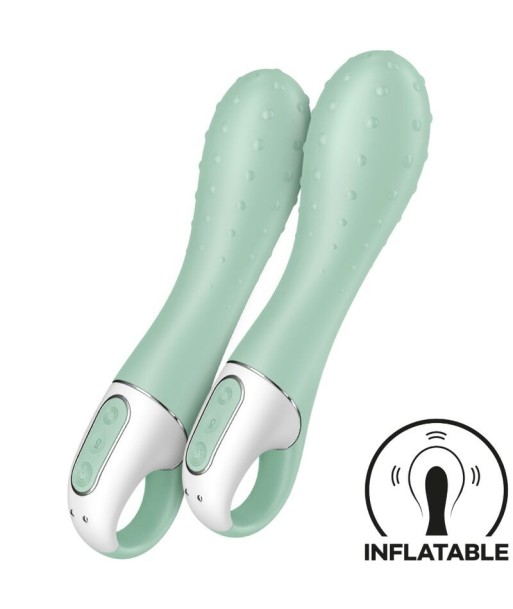 SATISFYER - AIR PUMP VIBRADOR 3 INFLABLE PUNTO G MENTA