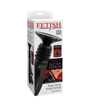 FETISH FANTASY SERIES - BODY DOCK THRUSTER SUJETA DILDOS CON 7 MODOS DE EMPUJE NEGRO