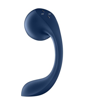 SATISFYER - PRO WAVE 4 ESTIMULADOR PUNTO G and AIR PULSE APLICACIÓN GRATUITA AZUL OSCURO