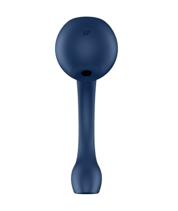 SATISFYER - PRO WAVE 4 ESTIMULADOR PUNTO G and AIR PULSE APLICACIÓN GRATUITA AZUL OSCURO