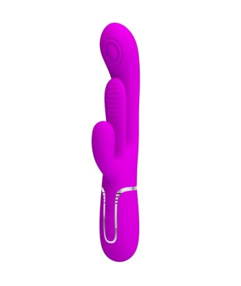 PRETTY LOVE - SHANIA TRIPLE VIBRADOR RABBIT MULTIFUNCIÓN ROSA